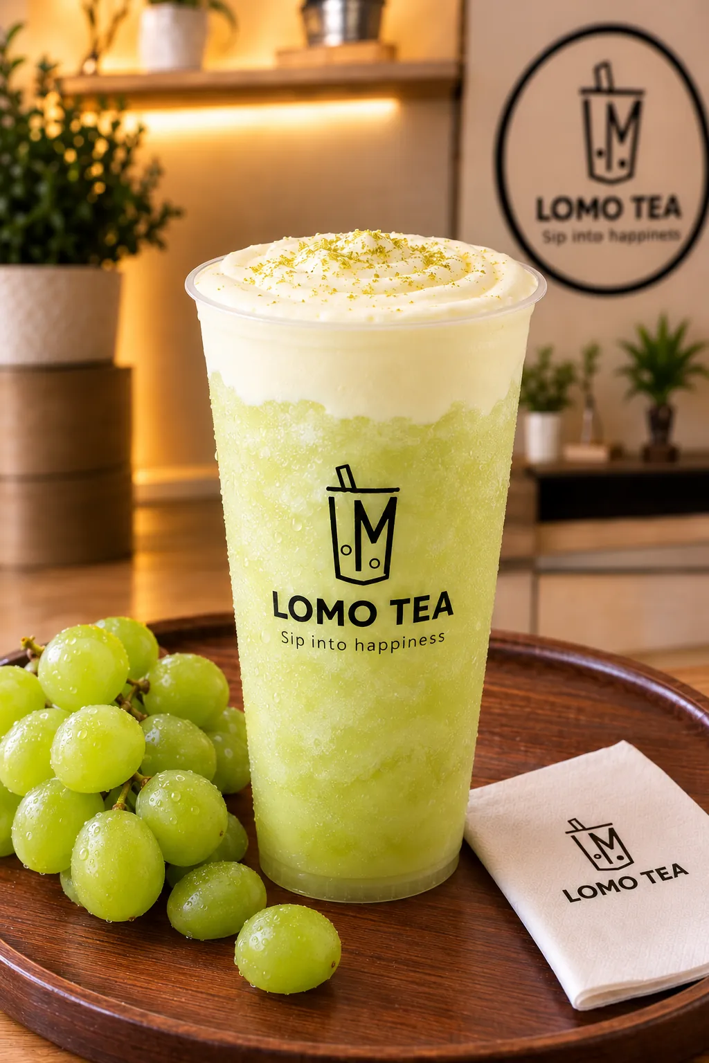 Cheese Grape Tea