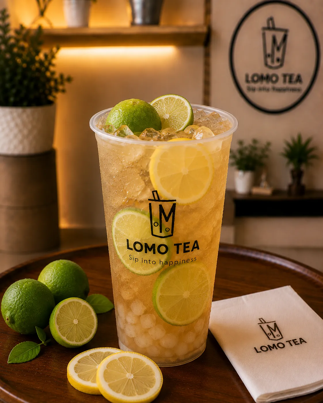 Hand-on Lemon Tea